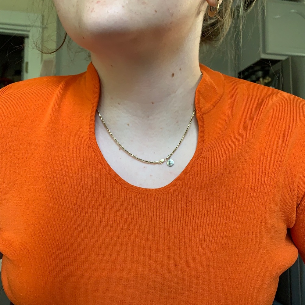 Maurice Sasson Kikit orange top